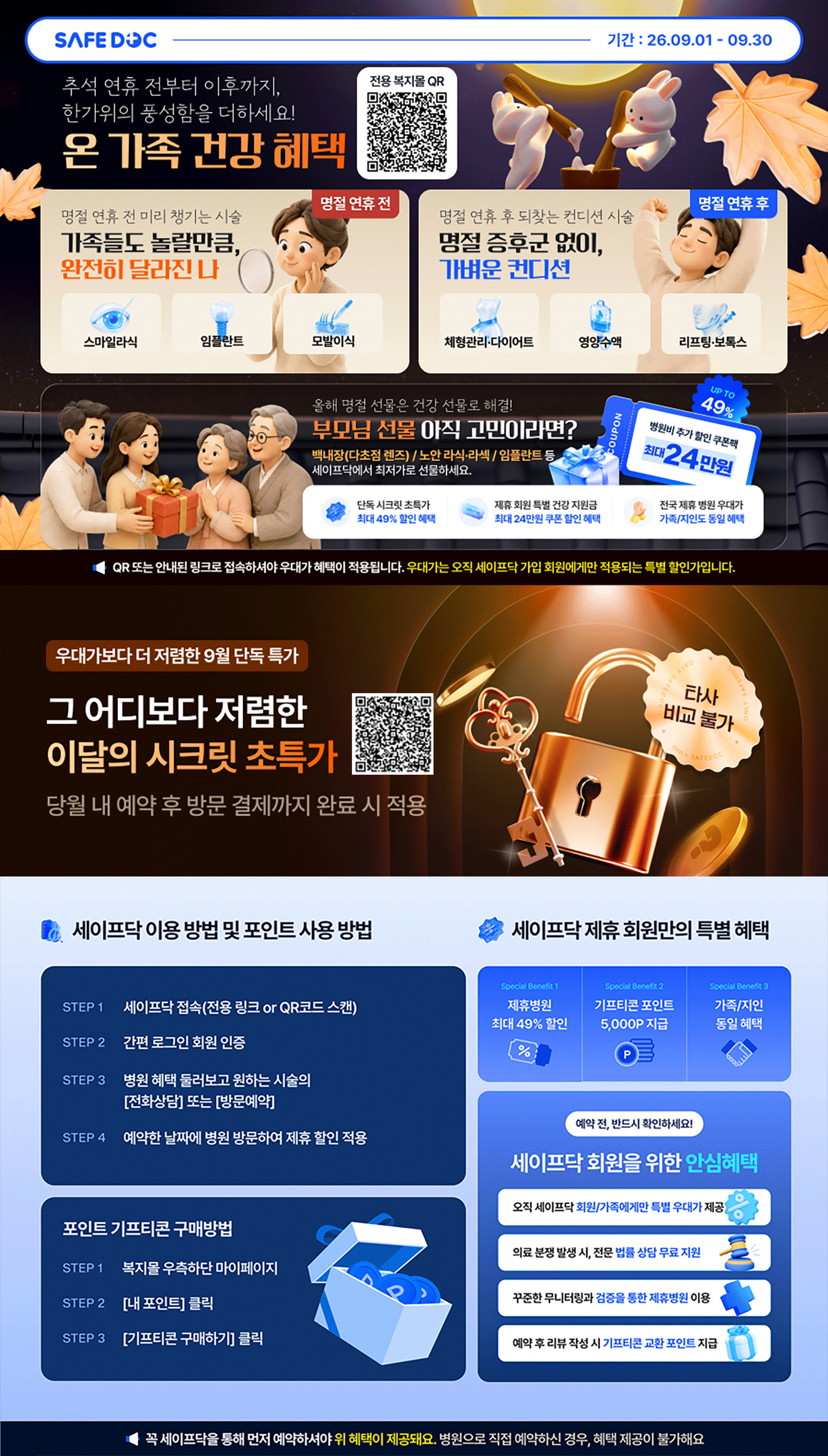 세이프닥 회원서비스 진행내용